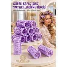 Transformacion Kafes Gece Bigudisi 10 Adet 2.5 cm Pembe Mor Renk Seçenekleriyle Saç Bakım 720025