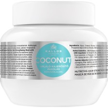 Kallos Cosmetics Coconut 275 ml Durulanan Saç Bakım Maskesi Kuru ve Kırılgan Saçlar İçin Besleyici