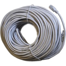 CHESTER Cat6 Ethernet Kablosu 50 Metre Utp RJ45 Patch Internet Bilgisayar Modem Bağlantı Kablosu Beyaz