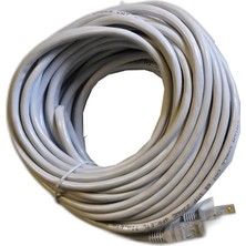 CHESTER Cat6 Ethernet Kablosu 15 Metre Utp RJ45 Patch Internet Bilgisayar Modem Bağlantı Kablosu Beyaz