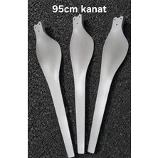 Naier 95CM Aerodinamik Rüzgar Türbin Kanadı-*3 Adet