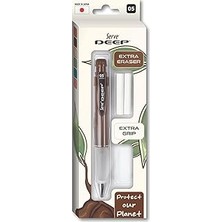 Uravas Store Serve Deep Klm &amp; Grip &amp; Silgi Yedekli Set 05MM Kahverengi