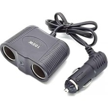 Uravas Store Araç Çakmak Çoklayıcı Dual Çakmak Çoklayıcı 12/24V 100W