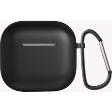 Lyon Tech Apple Airpods 4 Uyumlu Zore Standart Silikon Kılıf – Kancalı Darbe Emici Koruyucu