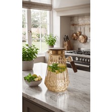 Sepetçi Baba Karla Akasya Saplı Cam Sürahi 1800 ml - 178