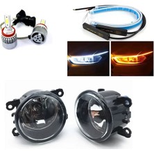 3 Tıkla Symbol 2002-2007 LED Xenon Sis Farı + Far Üstü Kayan LED Seti