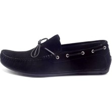 King Shoes Büyük Numara Erkek Ayakkabı AU209 Siyah Süet