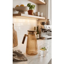 Sepetçi Baba Karla Akasya Saplı Cam Sürahi 1800 ml - 181