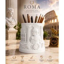 Ddm Global Antik Roma Temalı Dekoratif Kalemlik Premium Tasarım 10X9.5