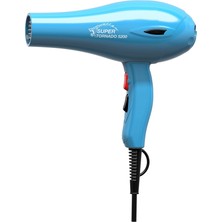 Hector Super Tornado 5200 Fön Makinesi 2400W Mavi Profesyonel Kullanım ve 2 Kademe Hız Ayarı