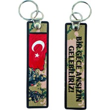 Kordak Çift Taraflı Anahtarlık – "bir Gece Ansızın Gelebiliriz"