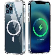 Hace Bazaar Iphone 13 Pro Kılıf Kamera Lens Korumalı Magsafe Destekli Şeffaf Darbe Emici Sert Kapak