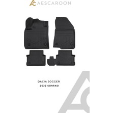 Aescaroon Dacia Jogger 2022 Sonrası 3D Havuzlu Paspas