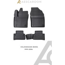 Aescaroon Volkswagen Bora 1999-2006 Arası 3D Havuzlu Paspas