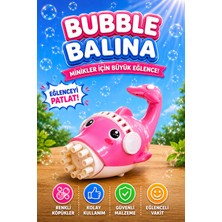 Hak-İş Oyuncak Fish Çok Delikli Pilli Köpük Atan Tabanca Oyuncağı Bubble Gun