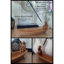 Meta Threed Modern Kayıkçı Tütsülük 20CM - 3D Baskı
