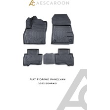 Aescaroon Fiat Fiorino Panelvan 2023 Sonrası 3D Havuzlu Paspas