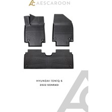Aescaroon Hyundaı Ioniq 6 2022 Sonrası 3D Havuzlu Paspas
