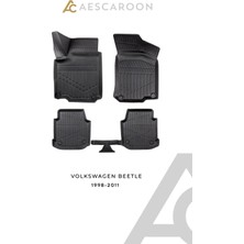 Aescaroon Volkswagen  Beetle 1998-2011 Arası 3D Havuzlu Paspas