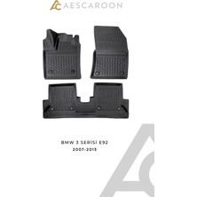 Aescaroon Bmw 3 Serisi  E92 2007-2013 Arası 3D Havuzlu Paspas