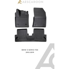 Aescaroon Bmw 3 Serisi F30 2012-2019 Arası 3D Havuzlu Paspas