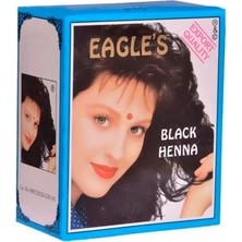 Hace Bazaar Eagle's Orijinal Hint Kınası Saç Boyası Siyah - Black Henna