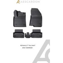 Aescaroon Renault  Taliant 2021 Sonrası 3D Havuzlu Paspas