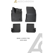 Aescaroon Bmw  4 Serisi F36 2013-2020 Arası 3D Havuzlu Paspas