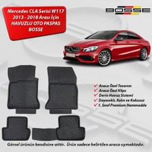 Mercedes CLA Paspas W117 Paspas Araca Özel 2013 2018 BOSSE 3D Havuzlu Oto Paspas