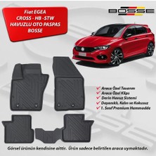 Bosse Fiat Egea Hb 3D Havuzlu Oto Paspas 1. Kalite