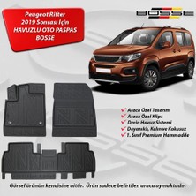 Bosse Peugeot Rifter Paspas 3D Havuzlu 2019 Sonrası Bosse