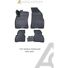 Aescaroon Fiat  Doblo Panelvan 2010-2023 Arası 3D Havuzlu Paspas