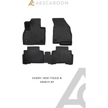 Aescaroon Chery  Yeni Tiggo 8  2025/11 Ay Sonrası 3D Havuzlu Paspas