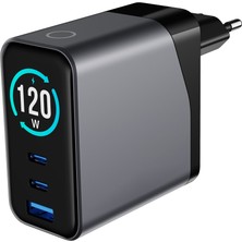 Intouch 120W Tft Ekran Gan Teknoloji 2pd + Qc Hızlı Şarj Cihazı