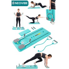 Neovibe R4 Elite Pilates Board Çok Fonksiyonlu Egzersiz Aleti Pilates Reformer, Ev Tipi Pilates Istasyonu Pilates Karın ve Core Antrenmanı