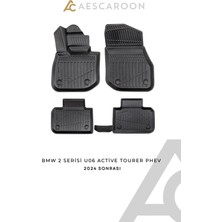 Aescaroon Bmw  2 Serisi U06 Active Tourer Phev 2021 Sonrası 3D Havuzlu Paspas