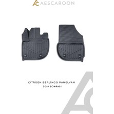 Aescaroon Citroen  Berlingo Panelvan 2019 Sonrası 3D Havuzlu Paspas