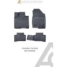 Aescaroon Hyundai Tucson 2021 Sonrası 3D Havuzlu Paspas