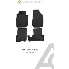 Aescaroon Renault  Symbol 2013-2020 Arası 3D Havuzlu Paspas