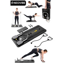 Neovibe R4 Elite Pilates Board Çok Fonksiyonlu Egzersiz Aleti Pilates Reformer, Ev Tipi Pilates Istasyonu Pilates Karın ve Core Antrenmanı