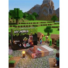 My World Minecraft Manyetik Yapı Blokları 87 Parça