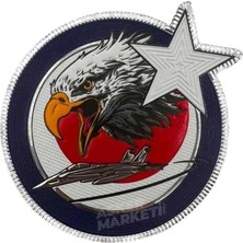 Kordak Kartal-Yıldız F-16 Peç Arma (9.5 Cm) - Havacı Cırt Patch