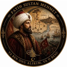 Kordak Fatih Sultan Mehmet Peçi - Hükümdar Serisi Cırtlı Peç (9.5 Cm)