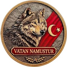 Kordak Vatan Namustur Ultra 3D Baskı Patch Arma (9.5 Cm) - Cırtlı Peç