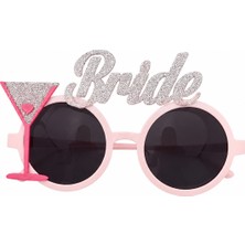 Borapack Pembe Kadehli Bride Yazılı Gözlük