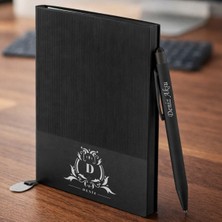 Bk Gift Kişiye Özel Isimli Defter Kalem Seti -5, Hediye Kutulu Premium Not Defteri Seti, Kurumsal Promosyon Seti