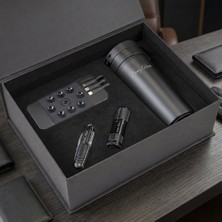 Bk Gift Kişiye Özel Isimli 5067 Termos & Powerbank & Çakı & Fener & Seti -1, Hediye Kutulu Premium Hediye