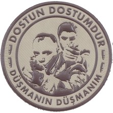 Kordak Bej Kurtlar Vadisi Patch - "dostun Dostumdur" Cırtlı Peç