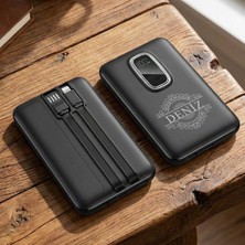 Bk Gift Kişiye Özel Isimli 10.000 Mah Powerbank PB-4019 -11, Dijital Ekranlı Taşınabilir Şarj Cihazı, Kurumsal Hediye