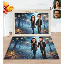 Bk Gift Kişiye Özel Sevgili Karikatürlü 1000 Parça Profesyonel Puzzle-5, 1000 Puzzle, Sevgililer Günü Hediyesi, Sevgiliye Hediye